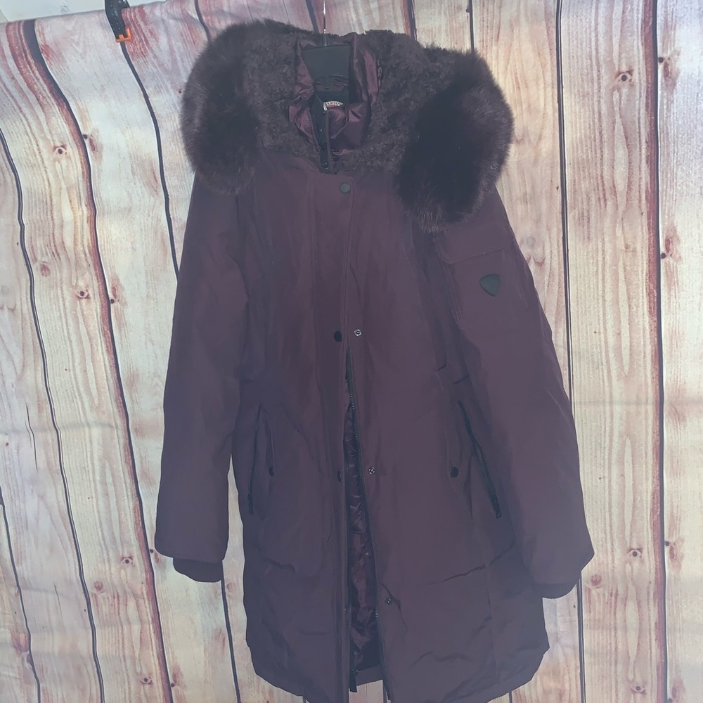 I Madison
Genuine Fox Fur Trimmed Hooded Parka